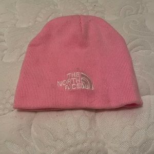Pink The North Face Beanie